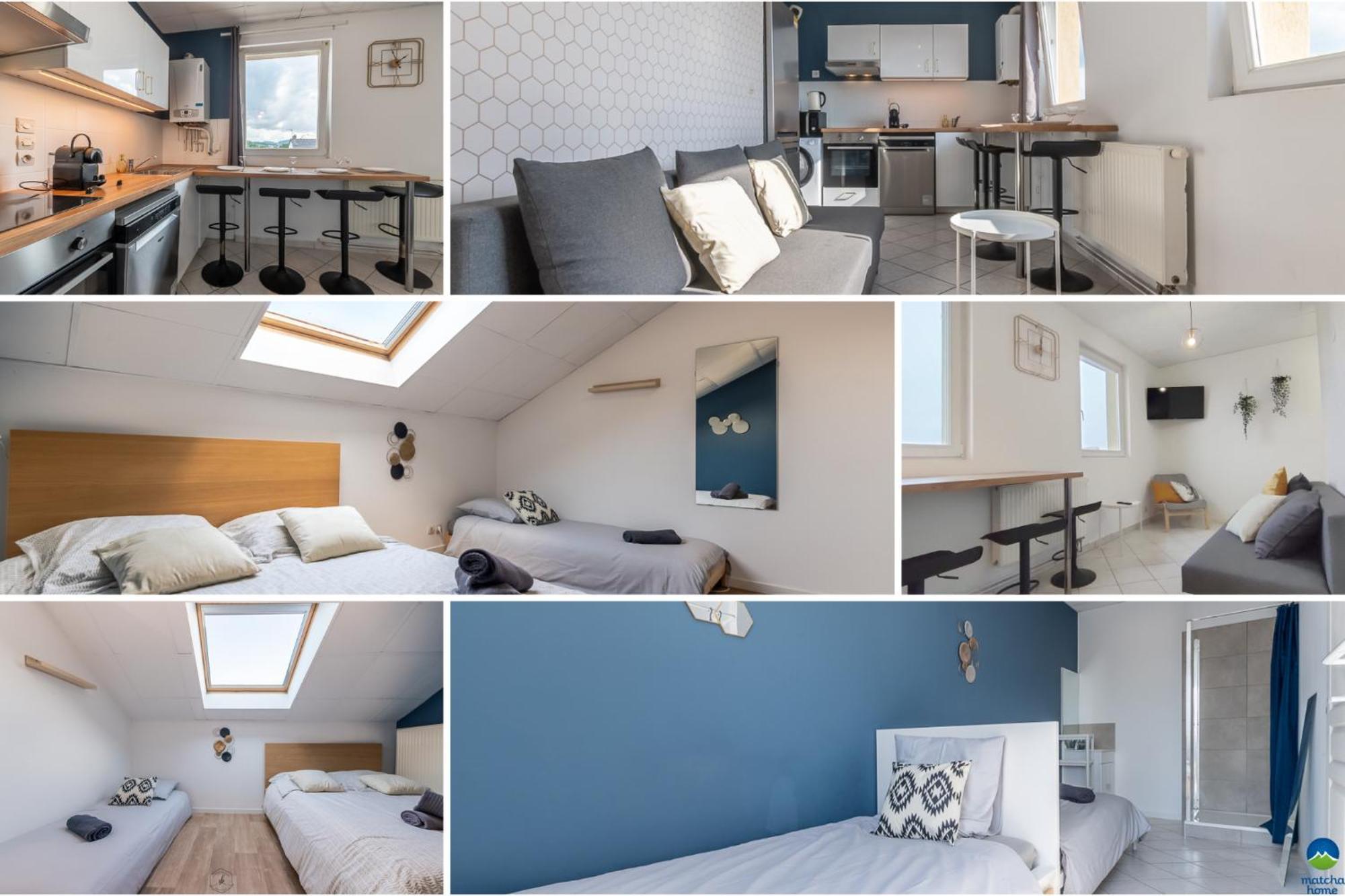 3 Appts - 3 A 7 Lits - Parfait 6 A 10 Pers - Max 26 Pers - 1 Immeuble - Convivialite, Rentabilite ------ English - 3 Apts - 3 To 7 Beds - Ideal For 6 To 10 Guests - Up To 26 - Same Building - Friendly, Flexible Hettange-Grande Exterior photo